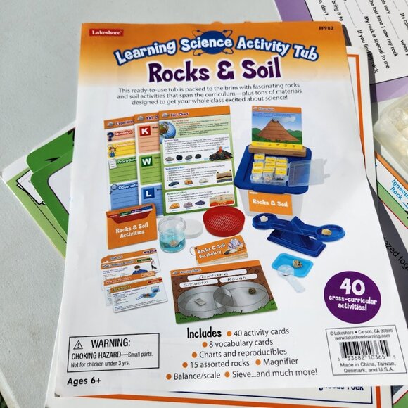 Lakeshore Educational Supplies Rocks and Soil Activity Science Curriculum Classr - Picture 4 of 12